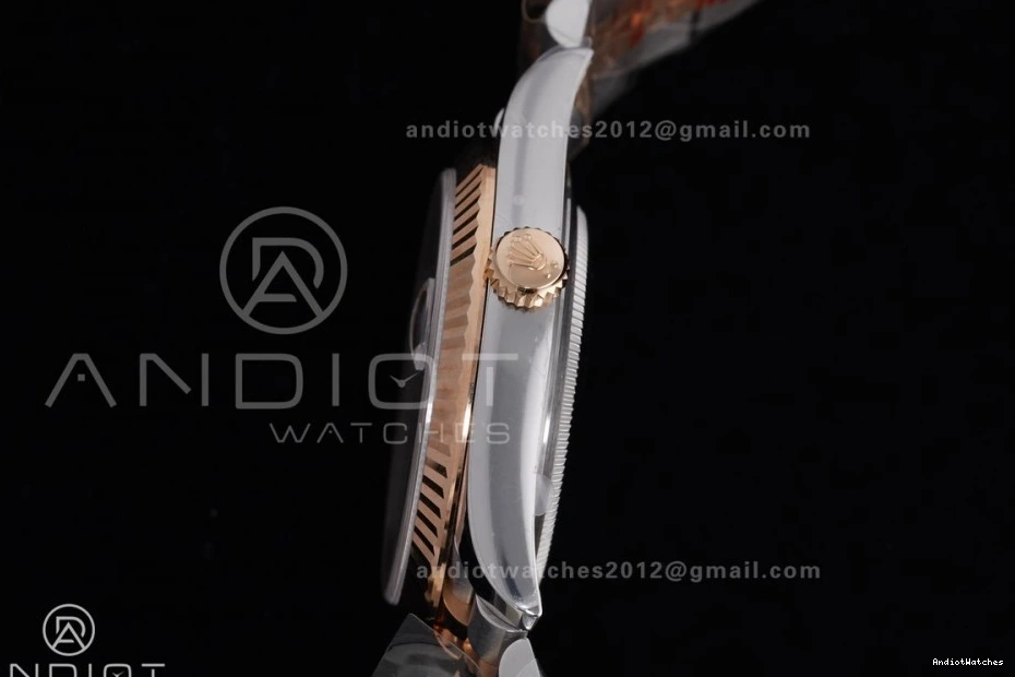 41 on SS Jubilee 591 126331 904L DateJust RG SH RG Steel Bracelet Best 1:1 Clean Premium Dial Edition Diamonds 1229